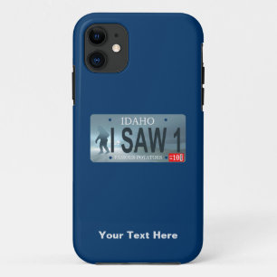 Capa Para iPhone 11 Placa de Licença Sasquatch