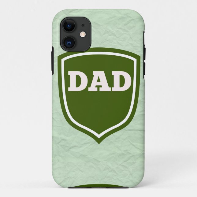 Capa Para iPhone 11 Placa de Pai Verde da Casa (Verso)