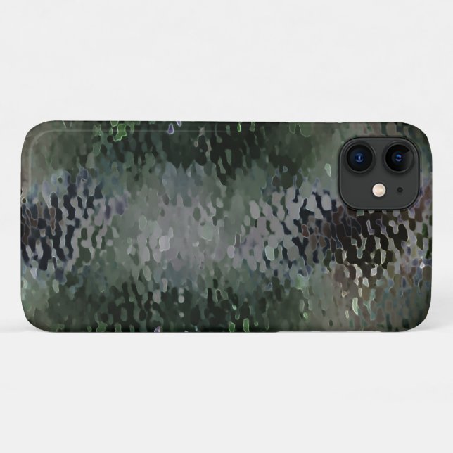 Capa Para iPhone 11 Placas de escamas com palha flutuando sobre fundo  (Verso (horizontal))