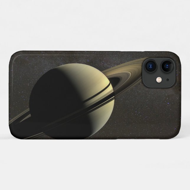 Capa Para iPhone 11 Planeta Saturno (Verso (horizontal))