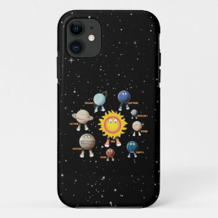 Capa Para iPhone 11 Planetas e Sistema Solar