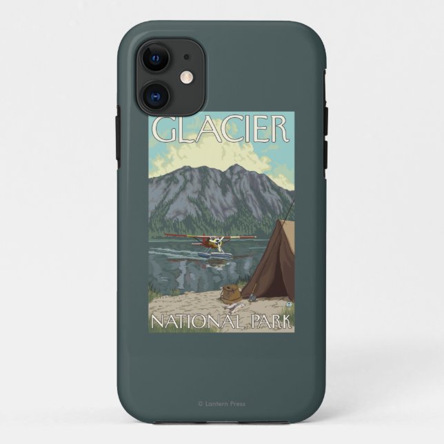 Capa Para iPhone 11 Plano de Bush & pesca - parque nacional de (Verso)