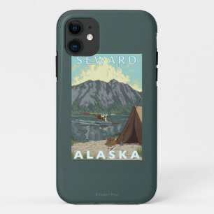 Capa Para iPhone 11 Plano de Bush & pesca - Seward, Alaska