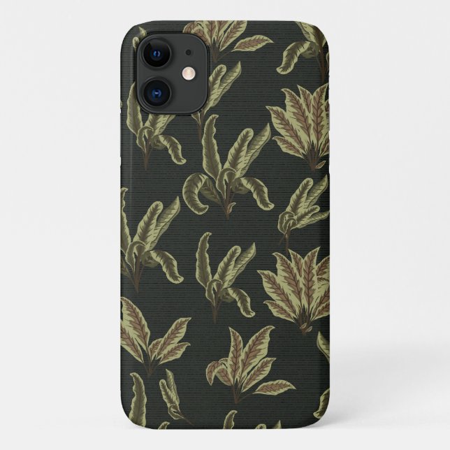 Capa Para iPhone 11 Plantas Antigas em Vasos (Verso)