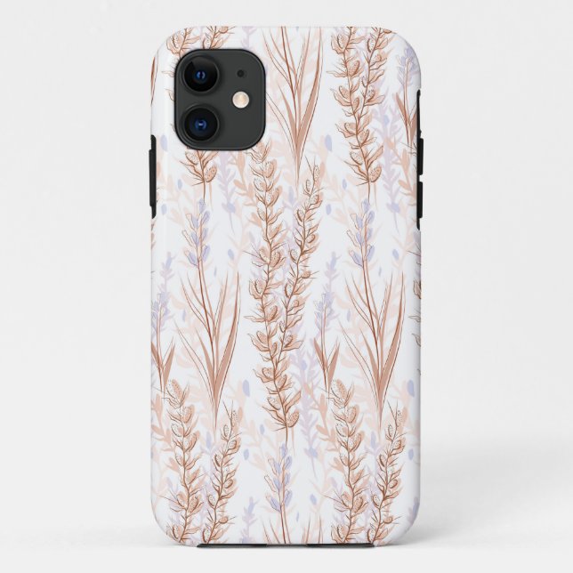 Capa Para iPhone 11 Plantas aromáticas e flores das estepes (Verso)