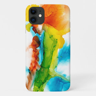 Capa Para iPhone 11 Pluma Principal - Cores de Água