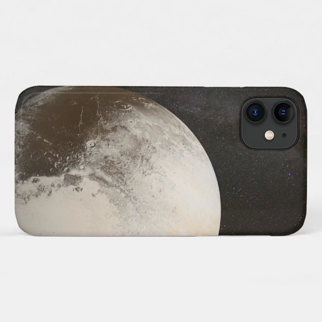 Capa Para iPhone 11 Plutão do Planeta Anão (Verso (horizontal))