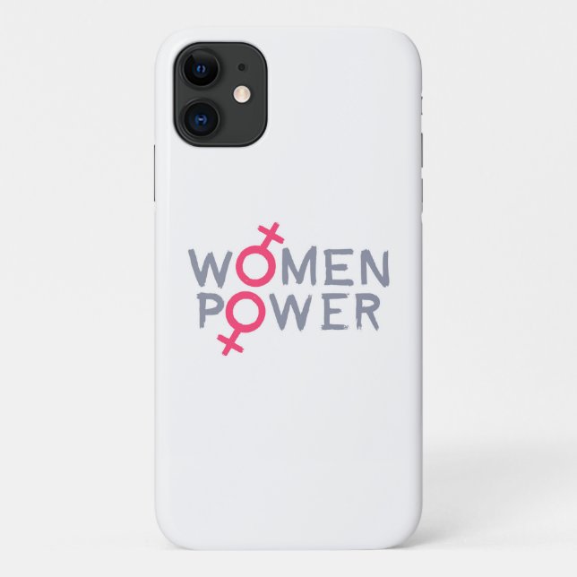 Capa Para iPhone 11 Poder das mulheres (Verso)