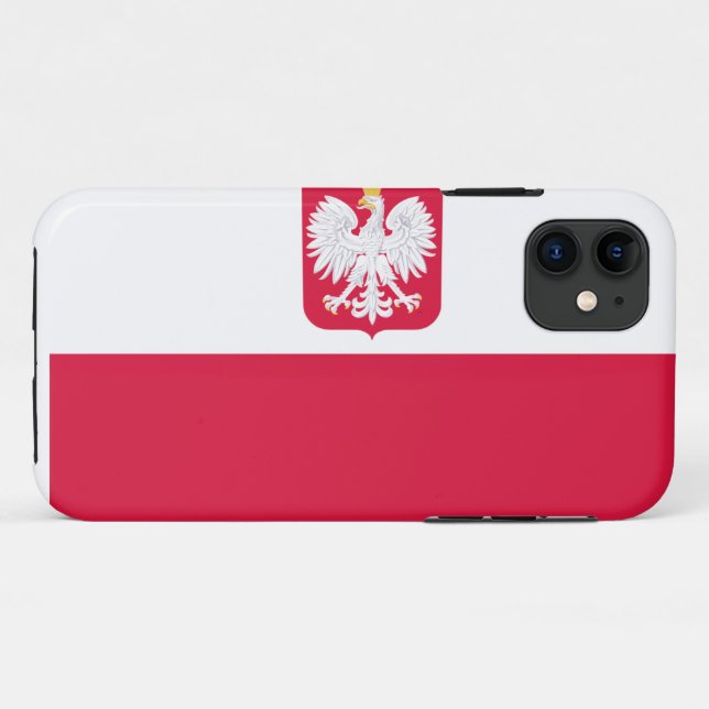 Capa Para iPhone 11 Polônia (Verso (horizontal))