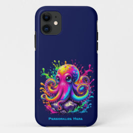 Capa Para iPhone 11 Polvo Colorido Splash
