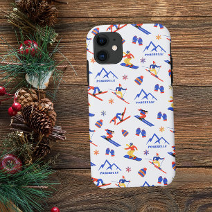 Capa Para iPhone 11 Pomerelle Mountain Idaho Ski Patterno