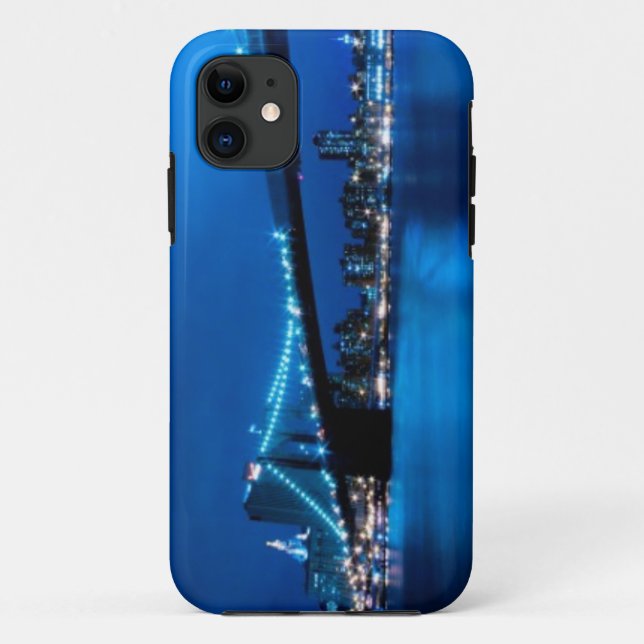 Capa Para iPhone 11 Ponte de Brooklyn, New York (Verso)