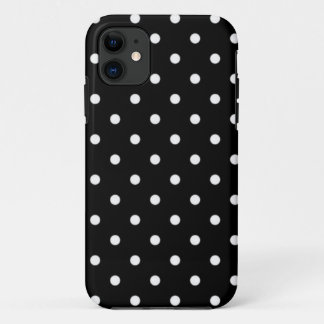 Capa Para iPhone 11 Ponto Preto E Branco