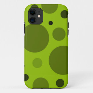 Capa Para iPhone 11 Pontos Verdes Retro