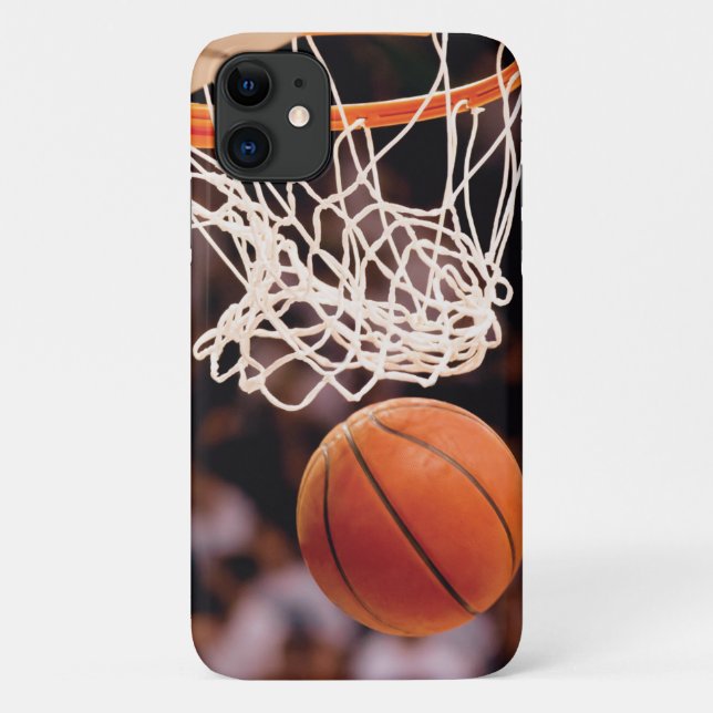 Capa Para iPhone 11 Pontuação de Basquete (Verso)