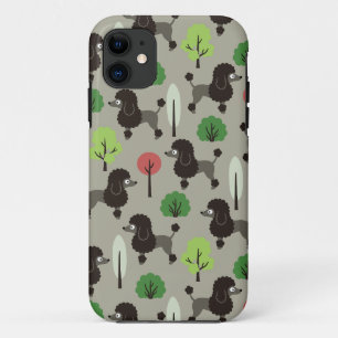 Capa Para iPhone 11 Poodle no parque