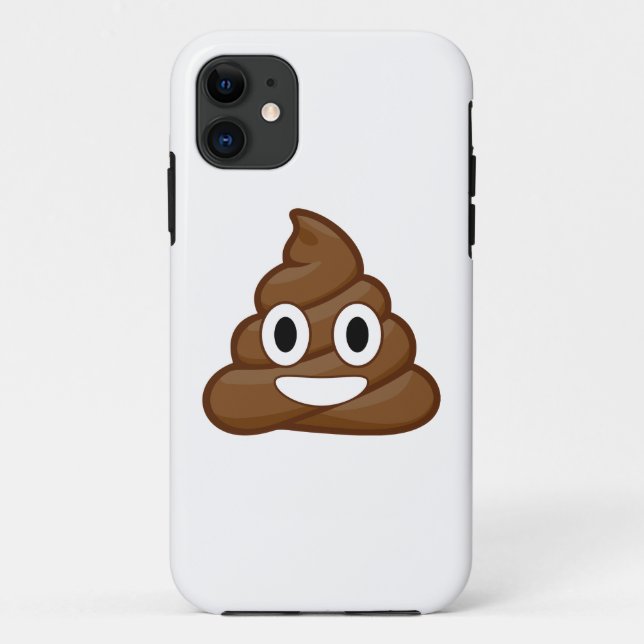Capa Para iPhone 11 poop emoji (Verso)