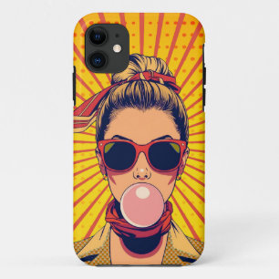 Capa Para iPhone 11  Pop Art Colorido  Arte Moderna Vibrante 