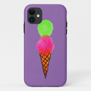 Capa Para iPhone 11 Pop art do sorvete