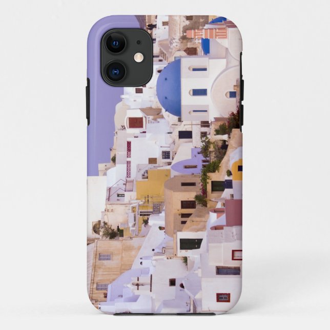 Capa Para iPhone 11 Pôr do sol em Oia, Santorini 2 (Verso)