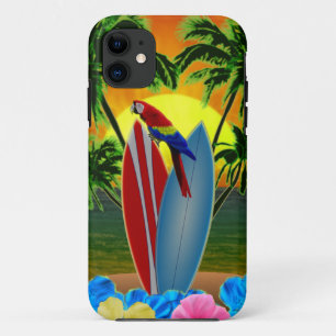 Capa Para iPhone 11 Por do sol tropical
