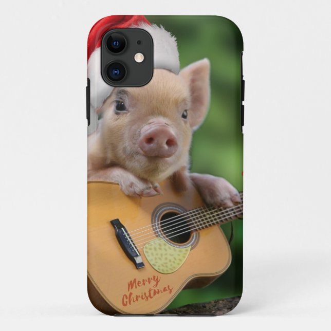 Capa Para iPhone 11 porco-guitarra (Verso)