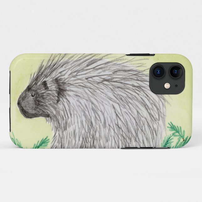 Capa Para iPhone 11 Porcupine (Verso (horizontal))