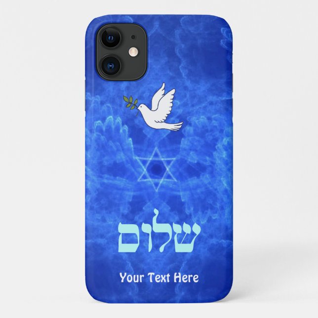Capa Para iPhone 11 Porta - Shalom (Verso)