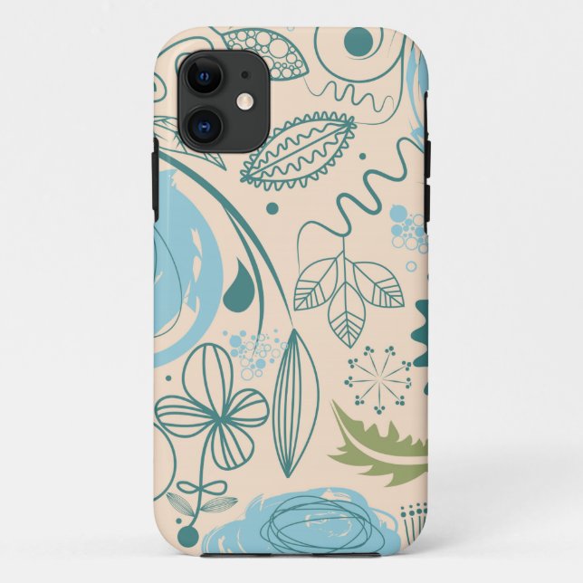 Capa Para iPhone 11 Portas da Flor (Verso)