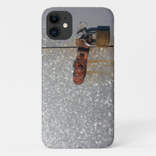 Capa Para iPhone 11 Portas de aço trancadas com cadeado enferrujado
