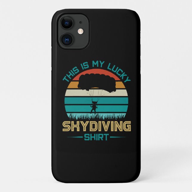 Capa Para iPhone 11 Portland da Skydiving School (Verso)