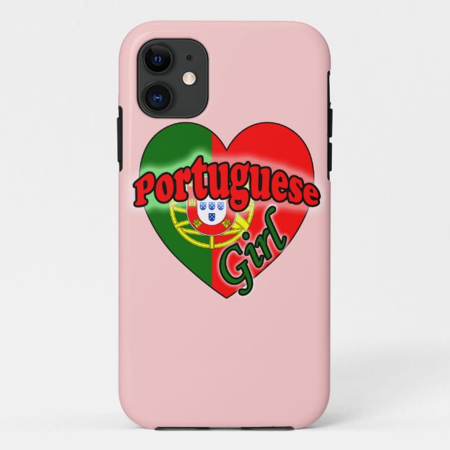 Capa Para iPhone 11 Portuguese Girl (Verso)