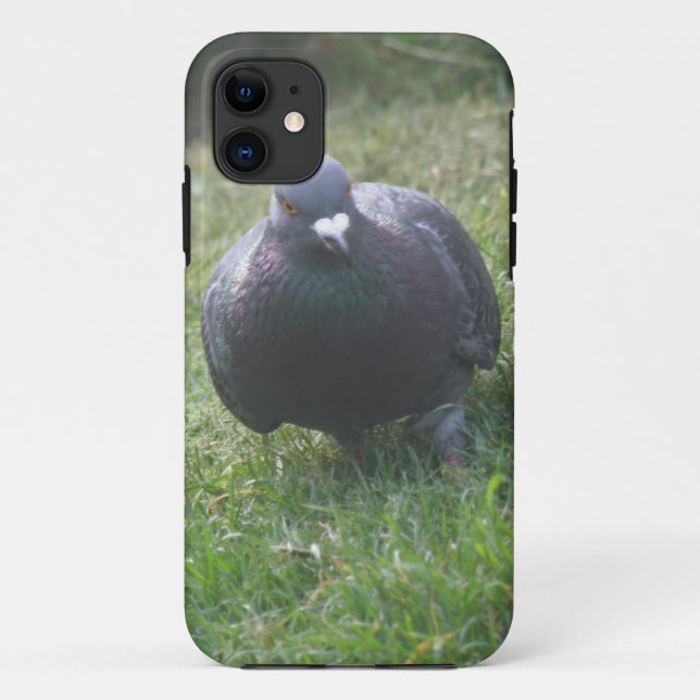 Capa Para iPhone 11 Posicionando o iPhone 5 Pigeon (Verso)