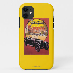 Capa Para iPhone 11 Poster de Promocional de Automóvel Peugeot