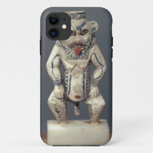 Capa Para iPhone 11 Pote de Kohl, descrevendo o deus egípcio Bes do