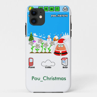 Capa Para iPhone 11 Pou_Christmas