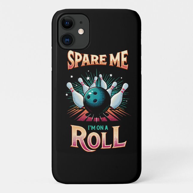 Capa Para iPhone 11 Poupe-me Estou em uma Sequência - Boliche (Verso)
