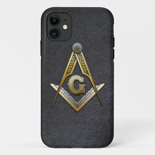 Capa Para iPhone 11 Praça e bússolas másicas (Verso)