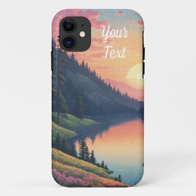 Capa Para iPhone 11 Prado da Montanha (Verso)