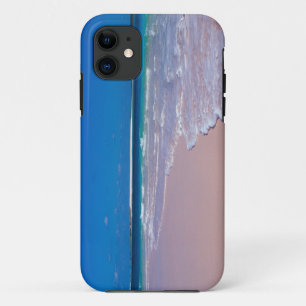 Capa Para iPhone 11 Praia de areia rosa na Baía de Conch, Ilha do Gato