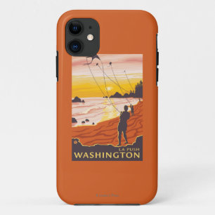 Capa Para iPhone 11 Praia & papagaios - impulso do La, Washington