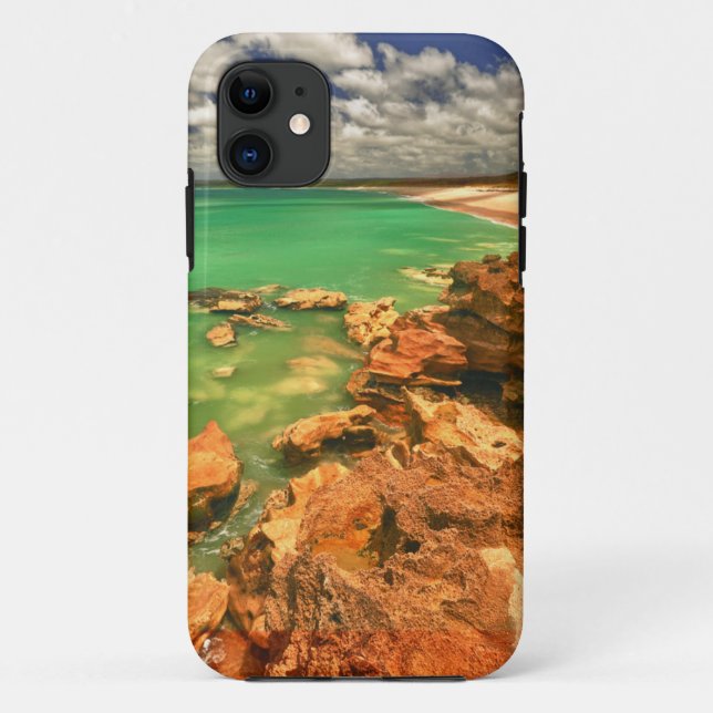 Capa Para iPhone 11 Praia | Tasmânia de Frasers (Verso)