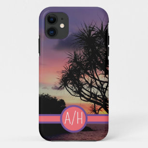Capa Para iPhone 11 Praia Tropical
