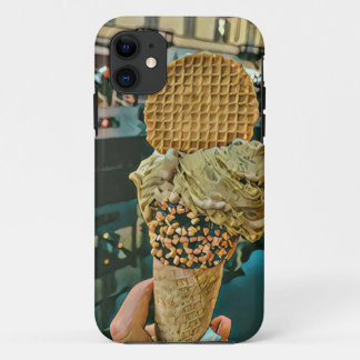 Capa Para iPhone 11 Praspersas de sorvete de chocolate