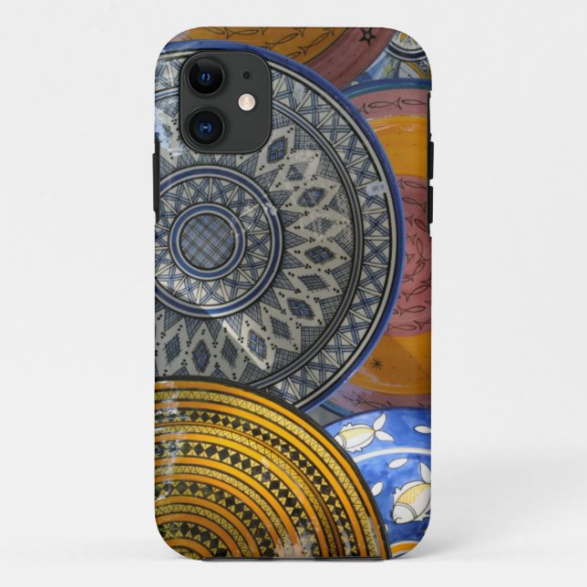 Capa Para iPhone 11 Pratos de Cerâmica (Verso)