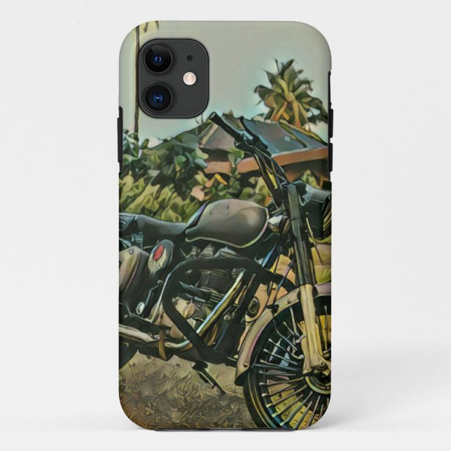 Capa Para iPhone 11 Presente de amante de motocicleta (Verso)