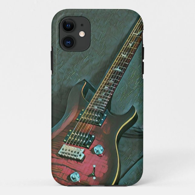 Capa Para iPhone 11 presente de amantes de guitarra de músico (Verso)