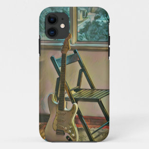 Capa Para iPhone 11 presente de aniversário guitarrista