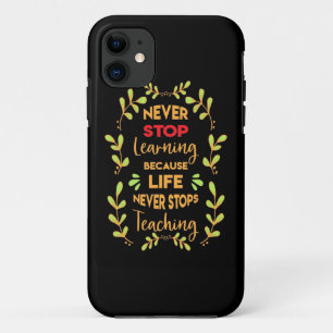 Capa Para iPhone 11 Presente de aniversário nunca pára de aprender