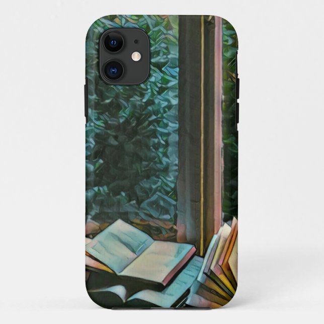 Capa Para iPhone 11 Presente de arte de leitura (Verso)